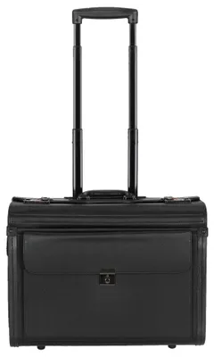 Produktbild von d & n Lederwaren 2879 Pilotenkoffer Trolley schwarz ca. 48 x 36 x 23 cm, ca. 39 Liter