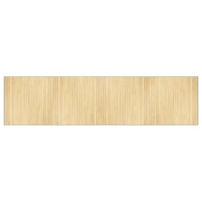 Produktbild von vidaXL Teppich Rechteckig Hell Natur 100x400 cm Bambus