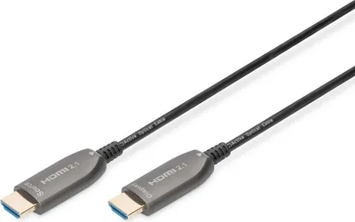 Produktbild von DIGITUS HDMI AOC Hybrid Glasfaserkabel UHD 8K 30m schwarz