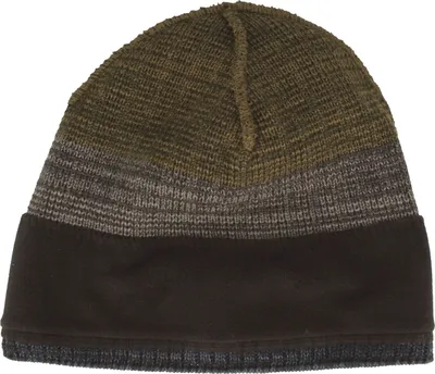 Eisglut Strickmütze Griffina XL aus Wolle mit Fleece-Innenband in blau