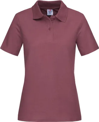 Produktbild von Stedman ST3100 | Damen Piqué Poloshirt 100 - Farbe: Burgundy Red - Größe: S