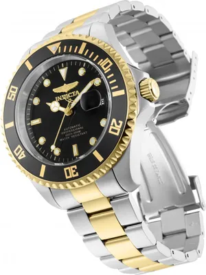 Produktbild von Invicta Pro Diver 34041 Herrenuhr - Automatikwerk - Edelstahl mit schwarzem Zifferblatt - 47 mm