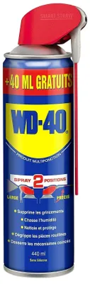 Image de Degrippant lubrifiant multifonctions Aérosol double spray 520 / 400 ml