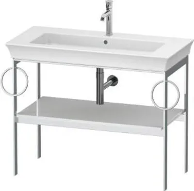 Produktbild von DURAVIT WT4547B8585 Metallkonsole bodenst. White Tulip