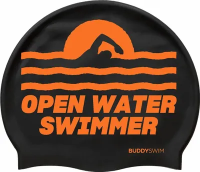 Produktbild von Buddyswim Ows Badekappe Schwarz Schwarz One Size