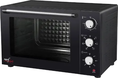 Zdjęcie produktu dla Melchioni Enjoy 47, 47 l, 1700 W, Wolnostojący, Czarny, obrotowy, Szkło