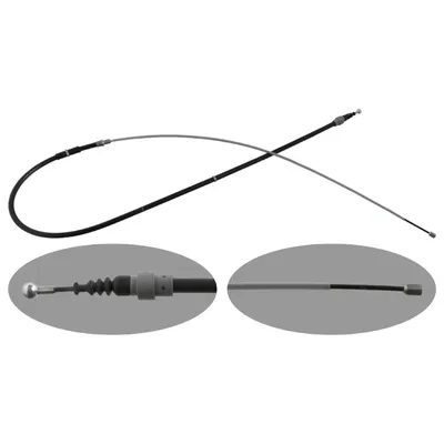 Produktbild von FEBI BILSTEIN Handbremsseil Seilzug Feststellbremse für SKODA ROOMSTER (5J) Hinten Links Hinten Rechts 48308