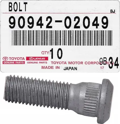 Produktbild von TOYOTA Auris C-hr Aygo Camry Avensis Radnabenstift 90942-02049 OE
