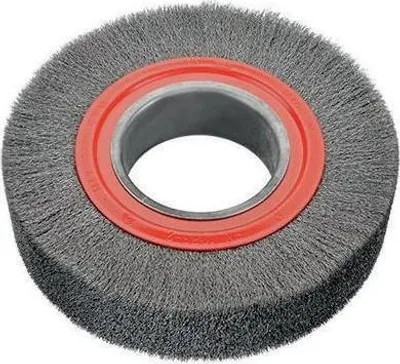 Immagine prodotto di Spazzola circolare 250 mm, foro 100 mm, spessore filo 0,5 mm, filo d'acciaio senza rondelle, 3600 giri/min