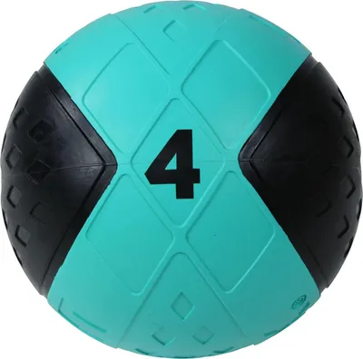 Produktbild von Lifemaxx LMX Medicine Ball 4 kg Schwarz/Blau