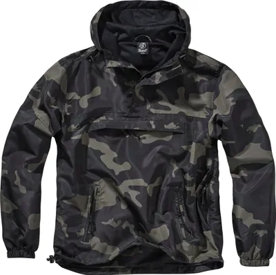 Produktbild von Brandit Summer Windbreaker Hoodie, dunkles camouflage, S