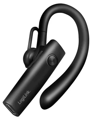 Immagine prodotto di LogiLink Auricolare con clip per l'orecchio e microfono, Bluetooth 5.4 - Auricolare