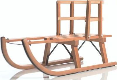 Produktbild von Sirch Starre Schlitten Kinderlehne – Massivholz für Sicherheit & Stil