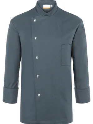 Produktbild von Karlowsky - "Lars" Kochjacke für Herren Langärmlig FK2039 (48 in) (Anthrazit)