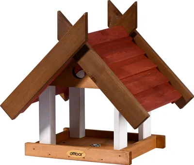 Produktbild von dobar Vogelhaus Futterhaus "Herbstfrüchte" Futtertablet, für Ständermontage, 36x28,5x33,5 cm