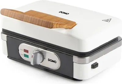 Produktbild von 3-in-1 Küchengerät, DOMO DO9277C, Croque, Waffel, Grill, 1100 W, Antihaftbeschichtung, Weiß