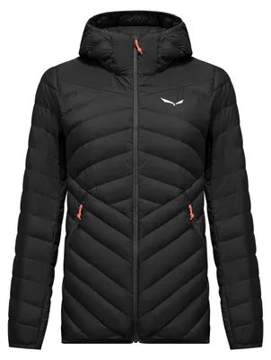 Image de Salewa Doudoune pour femme très légère avec capuche, couleur:noir, taille:38