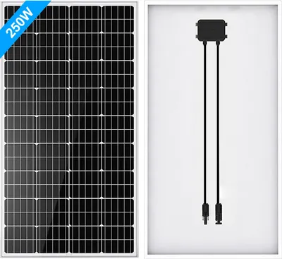 Produktbild von Solarpanel 250W 12V Monokristallin Solarmodul 250 Watt Mono für Wohnmobil Boot Camping