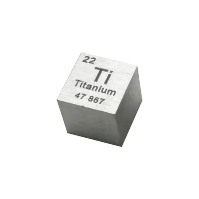Productafbeelding van Titanium Cube voor Elementencollecties en Lab Experimenten
