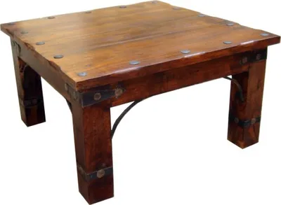 Produktbild von Kolonialstil-Kaffeetisch R316, Braun, Holz, Größe: 45*45 cm