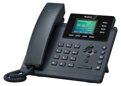 Produktbild von Yealink SIP-T34W, IP-Telefon, Schwarz, Kabelgebundenes Mobilteil, 4 Zeilen, 1000 Eintragungen, LED