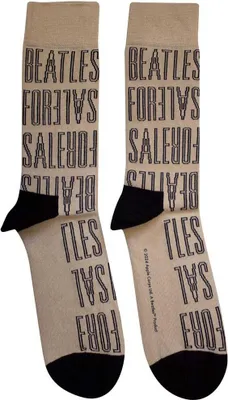 Image de The Beatles - Chaussettes "For Sale" pour homme/femme unie RO12581 (40,5 EU - 45,5 EU) (Sand)