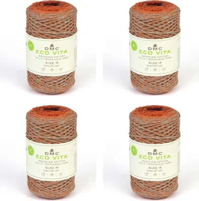 Obrázok produktu pre 4x DMC Eco Vita 4 Multico – 80 % recyklovaná bavlna a 20 % polyester (farba 105)