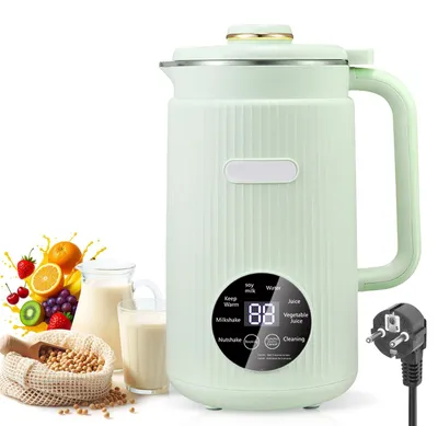 Pflanzendrink-Maschine 1200 ml, 8-in-1, Selbstreinigung, Timer, grün