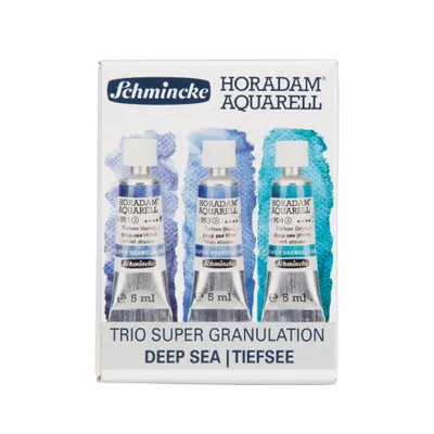Produktbild von Schmincke Horadam Aquarellfarbe - Tiefsee - 3 x 5ml Supergranulation 74 614 097