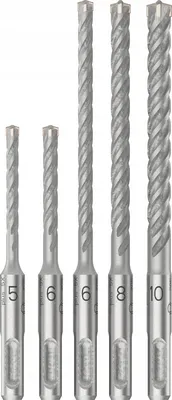 Produktbild von SDS PLUS-5 Bohrer-Set 5-teilig Professionell Hochwertig