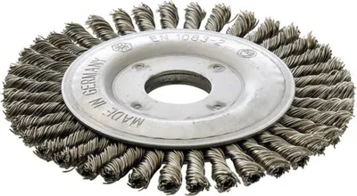 Produktbild von Forum Rundbürste Stahldraht 125 x 6 mm gezopft