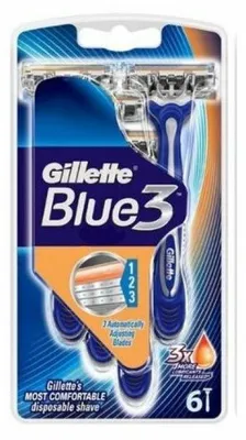 Produktbild von Gillette Blue 3 Einweg-Rasierer, 3er Pack (Import aus Deutschland)