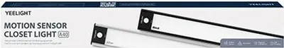 Produktbild von Yeelight Closet Sensor Light, Unterbauleuchte mit Bewegungssensor, 2700K, warmweiß, 40cm, schwarz