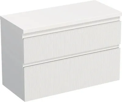 Obrázek produktu pro Koupelnová skříňka pod umyvadlo Jungborn TRENTA bílá matná 96,7 x 64,6 x 44,5 cm