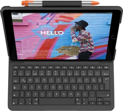 Produktbild von Logitech Bluetooth Slim Folio iPad 10.Gen oxford grey