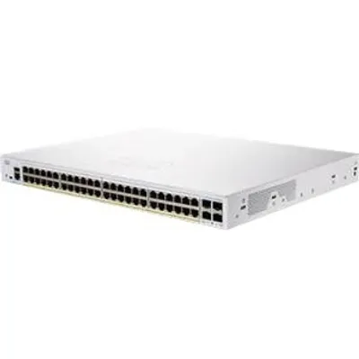 Produktbild von Cisco CBS350-48FP-4G-EU, Managed, L2/L3, Gigabit Ethernet (10/100/1000), Rack-Einbau