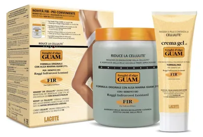 Immagine prodotto di GUAM Impacco curativo classico alle alghe FIR, 1 kg di fango + 200 ml di gel