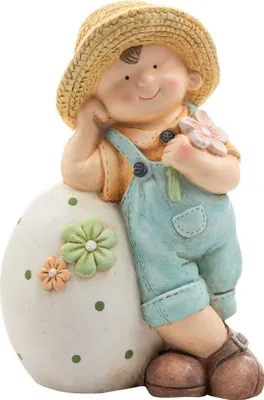 Produktbild von Dekorative Figur - Junge Tischdekoration Wohnaccessoires Gartendekoration Hausdekoration Frühlingsdekoration 40 cm