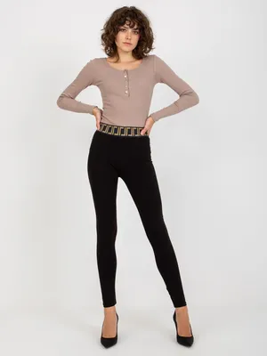 Zdjęcie produktu dla Legginsy damskie Rue Paris Lahbibi Black L