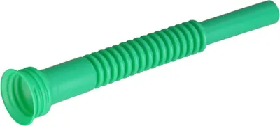 Produktbild von Hünersdorff Auslaufrohr STANDARD-Benzin grün, HDPE