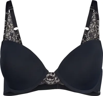 Produktbild von Skiny Damen Schalen BH Micro Two Tone Night Blue Spitze