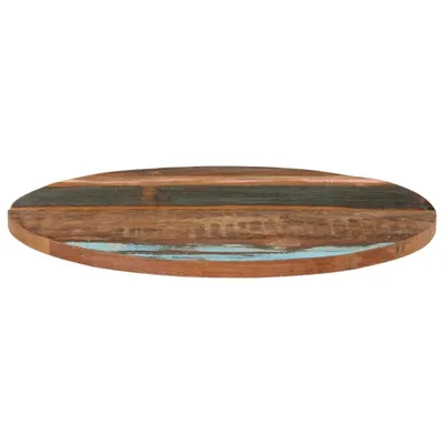 Immagine prodotto di Piano tavolo vidaXL rotondo 70 cm, 25-27 mm, legno massello di recupero