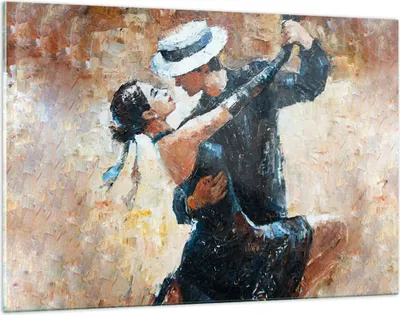 Produktbild von Bilder auf glas - tanzen sie - 120x80cm - Glasbilder - Wandbilder - Bilder - Kunstdruck - zum Aufhängen bereit - Wanddekoration aus Glas - Glas Bilder - Wandbild auf Glas - Einteilig - GAA120x80-3773