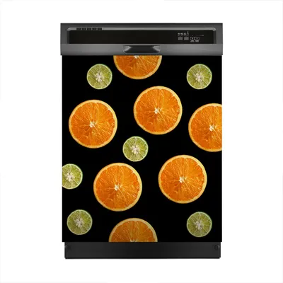 Produktbild von Aufkleber sticker 60x70 cm Dekorative folie Spülmaschine - Farbige Früchte