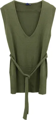 Produktbild von 26860 Cecil, , Strickweste, Feinstrick, olive, XL