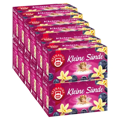 Produktbild von Teekanne Kleine Sünde Früchtetee Heidelbeer Vanille 60g 12er Pack