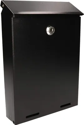 Zdjęcie produktu dla KOTARBAU® Skrzynka na listy 260x180x55mm czarna matowa Format C-5 na gazety i ulotki