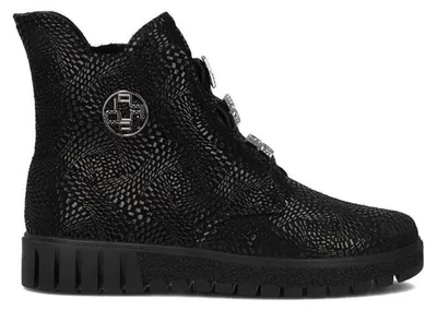 Produktbild von Gefütterte Damen Veloursleder Schuhe Schwarz, 3 cm Absatz, 2 cm Plateau