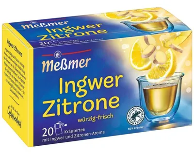 Immagine prodotto di Tisana Meßmer Zenzero Limone gusto limone 40g