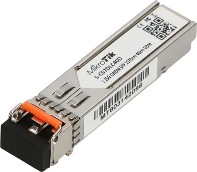 Produktbild von Mikrotik S-C57DLC40D Netzwerk-Transceiver-Modul Faseroptik 1250 Mbit/s SFP 1570 nm (S-C57DLC40D)